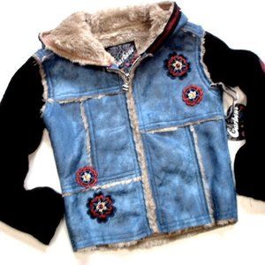 Carbone Girls Patchwork Jacket 128